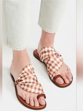 New in Box Tory Burch Selby Scarf Sandal Sz 8